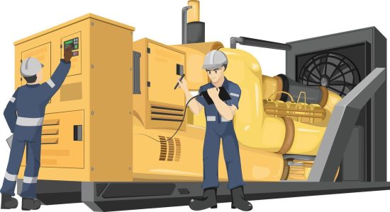 power-generators-maintenance-service-team-big-diesel-white-background-isolated-and-illustration-vector power-generators-maintenance-service-team-big-diesel-white-background-isolated-and-illustration-vector